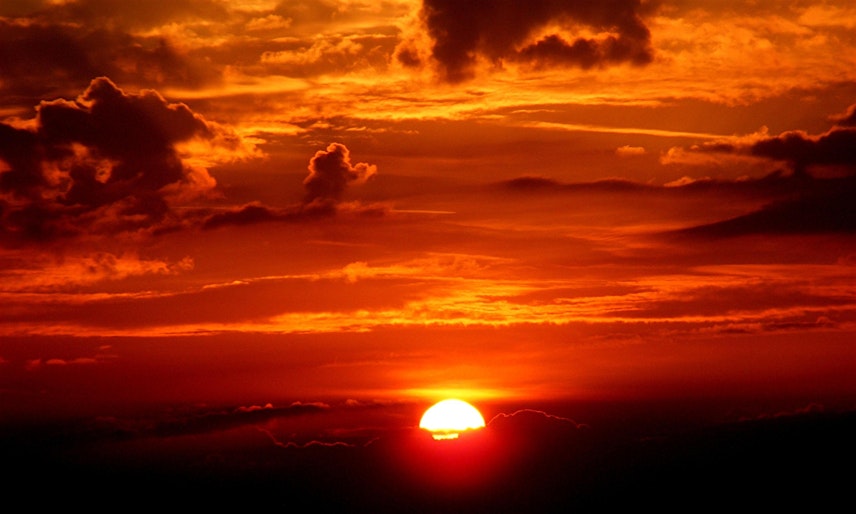 Oh no the sun is about to set i better get rid of my anger